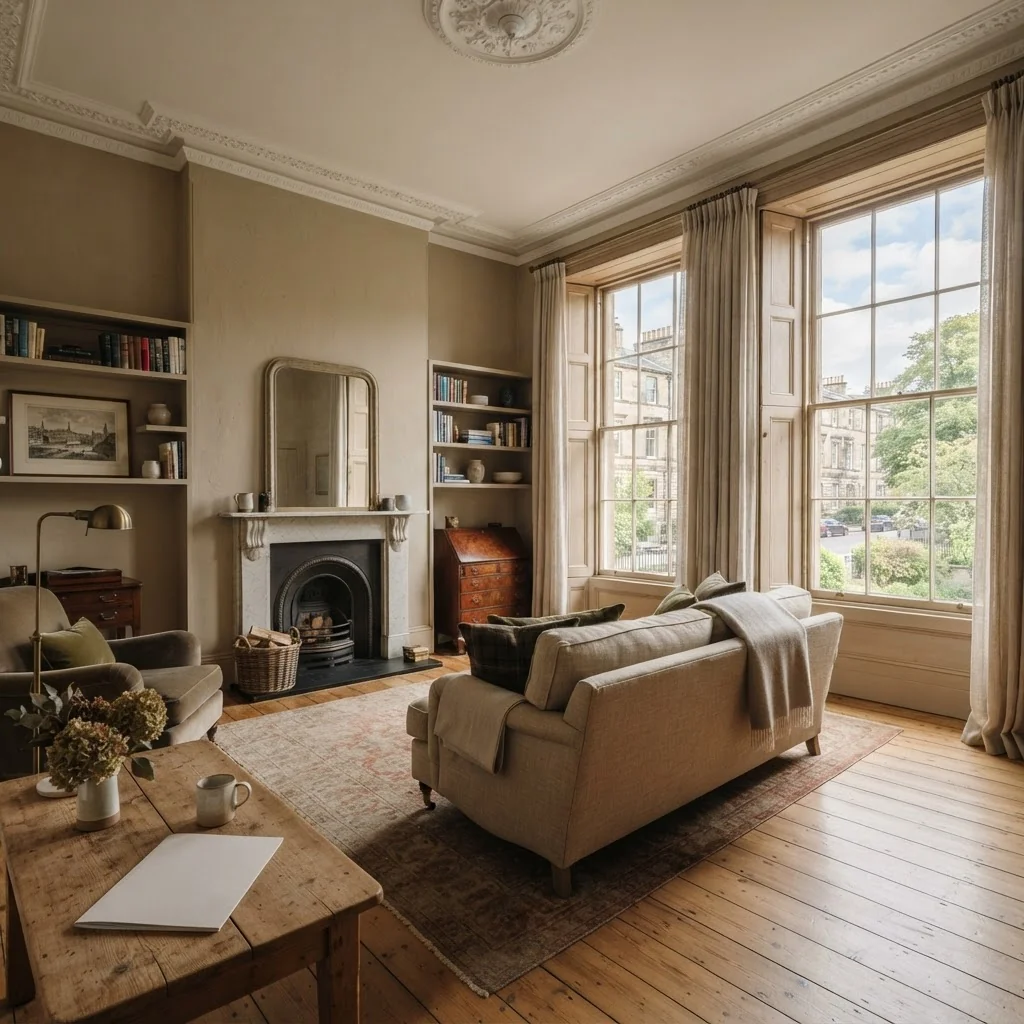 High quality Edinburgh apartment interior